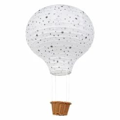 Objet Déco Enfant|OSTARIA Suspension Montgolfière papier (D30 cm) Stars Multicolore