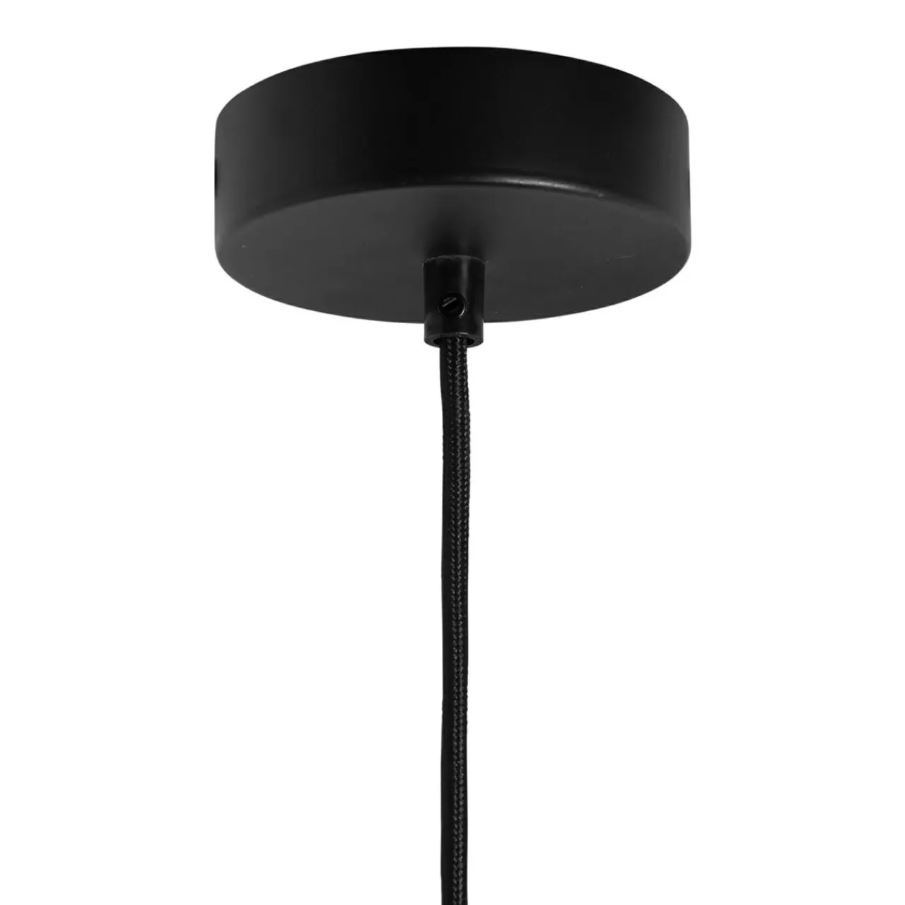 Lampe Suspension|OSTARIA Suspension métal et pétales (D50 cm) Til et beige Noir