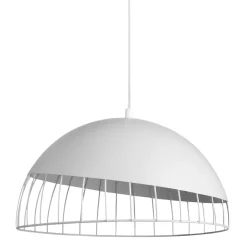 Lampe Suspension|OSTARIA Suspension ronde métal (D29,5 cm) Colisée he Blanc