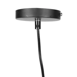 Lampe Suspension|OSTARIA Suspension ronde métal marocaine (D34 cm) Gigogne Noir