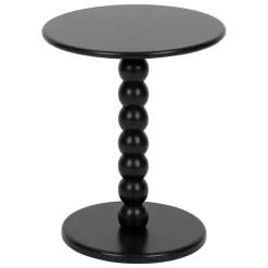 Table D'Appoint|Atmosphera, cru017dateur d'intu017drieur Table à café bois (H46,5 cm) Chamlo Noir