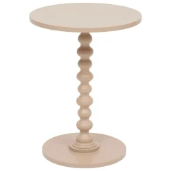 Table D'Appoint|Atmosphera, cru017dateur d'intu017drieur Table à café ronde en bois (H50 cm) Alix Noisette Marron