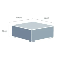 Canapé, Fauteuil Et Table Basse|MOBELLIA Table basse de jardin carrée en résine tressée Palma Gris