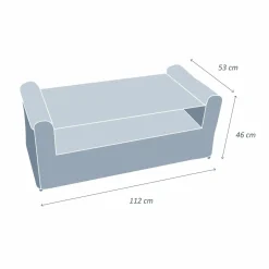 Canapé, Fauteuil Et Table Basse|MOBELLIA Table basse de jardin rectangulaire résine tressée Calvi Gris