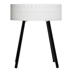 Table D'Appoint|ATMOSPHERA Table coffre en bois (H45 cm) Shiro he Blanc