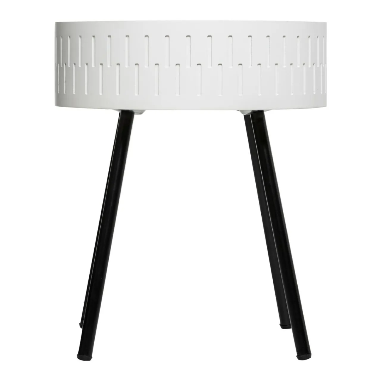 Table D'Appoint|ATMOSPHERA Table coffre en bois (H45 cm) Shiro he Blanc