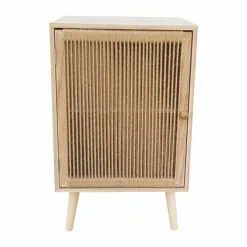 Table D'Appoint|EMINZA Table d'appoint bois et corde de chanvre (H65 cm) Manille Beige