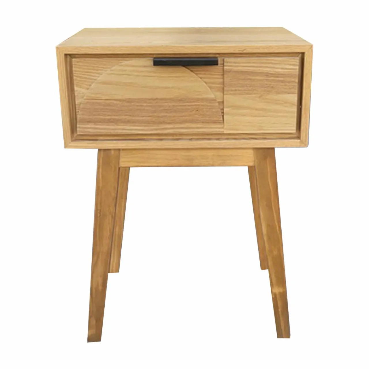 Table D'Appoint|EMINZA Table de chevet (H58 cm) Hanoï Naturel Bois