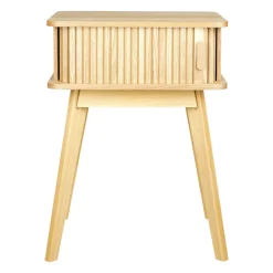 Table D'Appoint|OSTARIA Table de chevet bois (H54 cm) Tim Beige