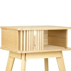 Table D'Appoint|OSTARIA Table de chevet bois (H54 cm) Tim Beige