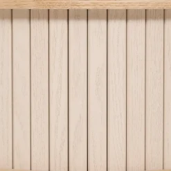 Table D'Appoint|Atmosphera, cru017dateur d'intu017drieur Table de chevet ronde en bois (H54 cm) Nysos Crème Beige