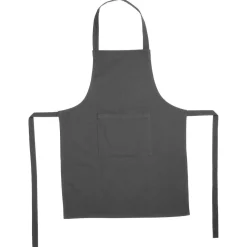 Accessoire Cuisine|ATMOSPHERA Tablier avec poche Uni Anthracite Gris