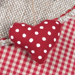 Accessoire Cuisine|LOVELY CASA Tablier de cuisine avec poche Marianne Rouge