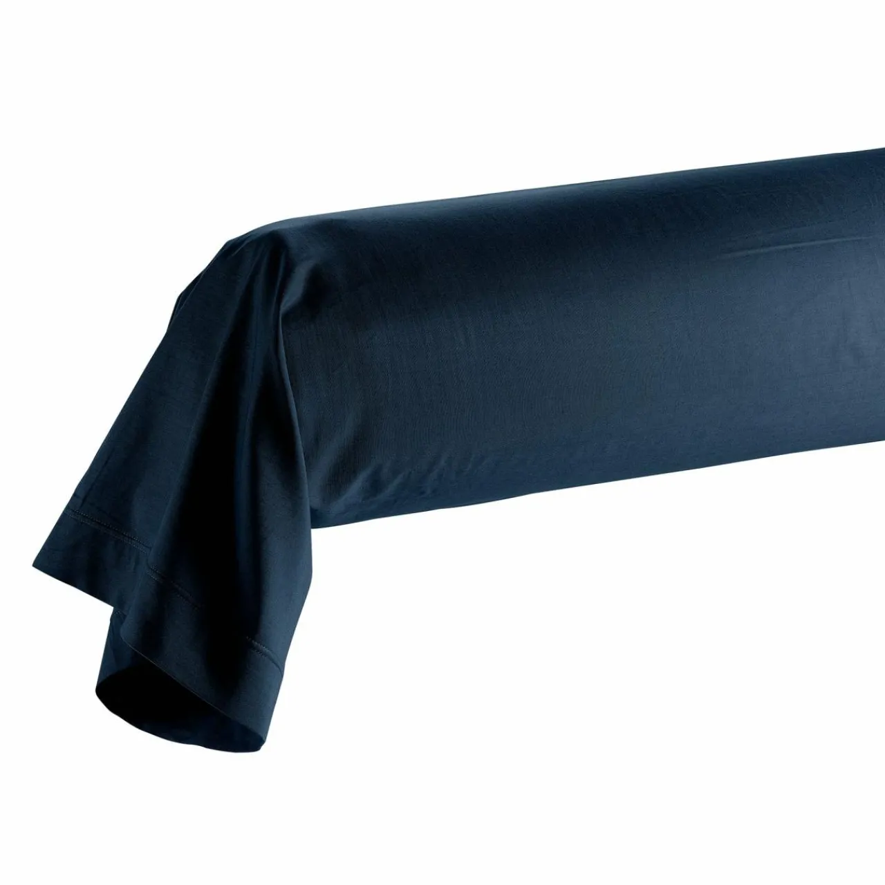 Taie D'Oreiller, Traversin|DOUCEUR D'INTERIEUR Taie de traversin coton bio (L185 cm) Biolina Bleu nuit