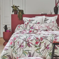 Taie D'Oreiller, Traversin|TRADILINGE Taie de traversin coton (L200 cm) Pénélope Rose