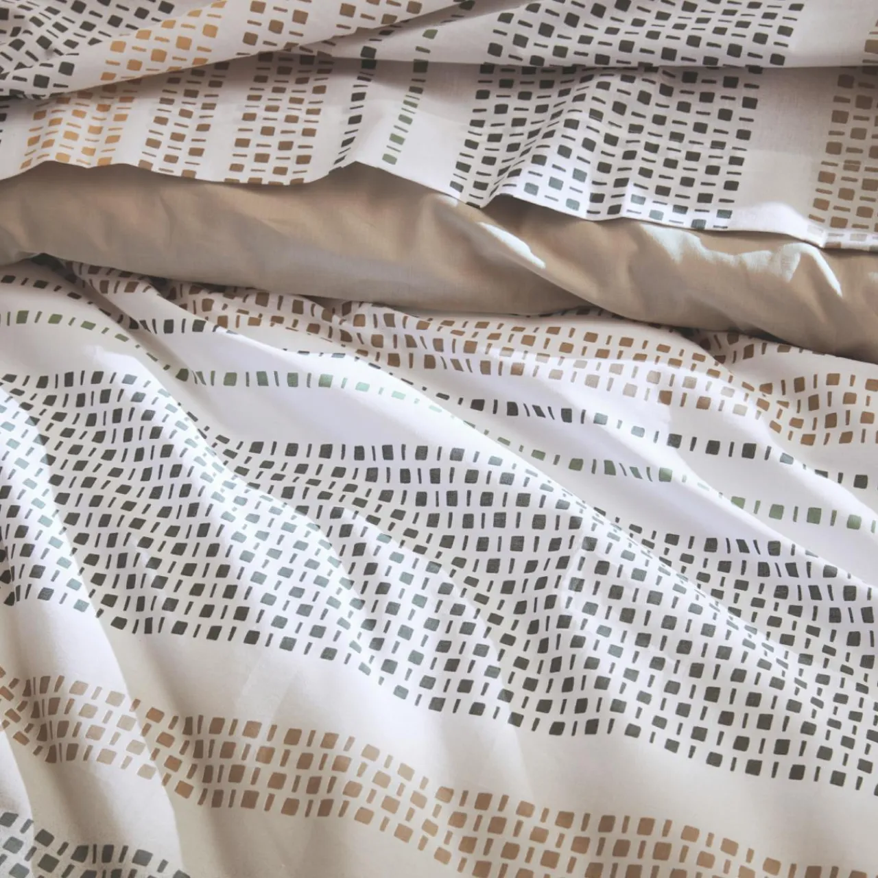 Taie D'Oreiller, Traversin|TRADILINGE Taie de traversin coton (L200 cm) Niagara Vert kaki