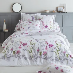 Taie D'Oreiller, Traversin|TRADI LINGE Taie de traversin coton (L200 cm) Pretty he Blanc