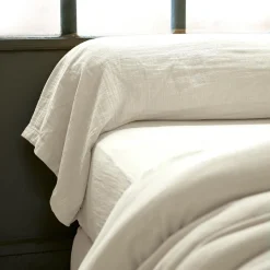 Taie D'Oreiller, Traversin|EMINZA Taie de traversin gaze de coton (L185 cm) Gaïa pampa Beige