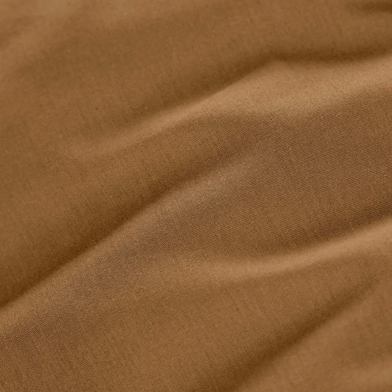 Taie D'Oreiller, Traversin|EMINZA Taie de traversin percale de coton (L185 cm) Cali Camel
