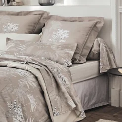 Taie D'Oreiller, Traversin|TRADILINGE Taie de traversin satin de coton (L200 cm) Cayenne Marron