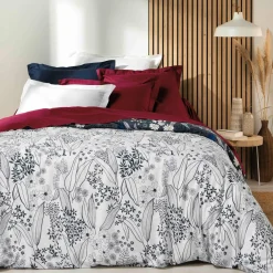 Taie D'Oreiller, Traversin|DOUCEUR D'INTERIEUR Taie d'oreiller carrée coton bio (63 x 63 cm) Biolina Bordeaux