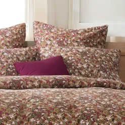 Taie D'Oreiller, Traversin|EMINZA Taie d'oreiller carrée gaze de coton (60 x 60 cm) Constance Camel