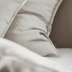 Taie D'Oreiller, Traversin|EMINZA Taie d'oreiller carrée lin lavé (60 x 60 cm) Louise Beige