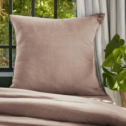 Taie D'Oreiller, Traversin|EMINZA Taie d'oreiller carrée lyocell Tencel™ lavé (80 x 80 cm) Olivia blush Rose