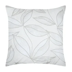 Taie D'Oreiller, Traversin|STOF Taie d'oreiller carrée percale de coton (63 x 63 cm) Matisse e Gris