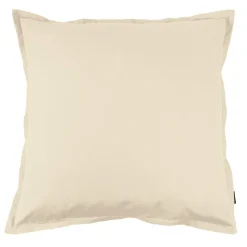 Taie D'Oreiller, Traversin|EMINZA Taie d'oreiller carrée percale de coton (80 x 80 cm) Cali Beige
