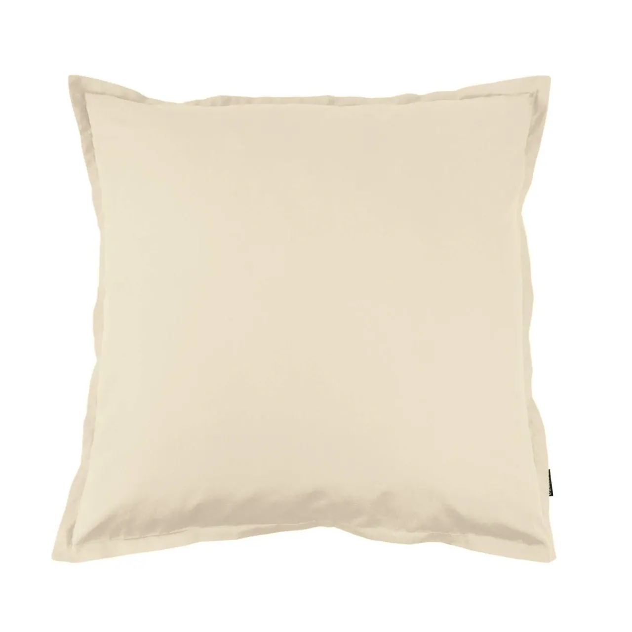 Taie D'Oreiller, Traversin|EMINZA Taie d'oreiller carrée percale de coton (65 x 65 cm) Cali Beige
