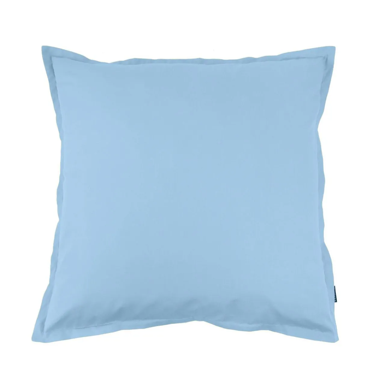 Taie D'Oreiller, Traversin|EMINZA Taie d'oreiller carrée percale de coton (65 x 65 cm) Cali Bleu Ciel