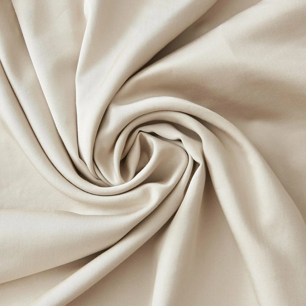 Taie D'Oreiller, Traversin|EMINZA Taie d'oreiller carrée satin de bambou (63 x 63 cm) Sienna Beige