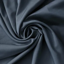 Taie D'Oreiller, Traversin|EMINZA Taie d'oreiller carrée satin de bambou (63 x 63 cm) Sienna Bleu nuit