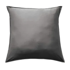 Taie D'Oreiller, Traversin|EMINZA Taie d'oreiller carrée satin de bambou (63 x 63 cm) Sienna granit Gris