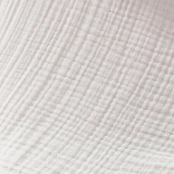 Taie D'Oreiller, Traversin|EMINZA Taie d'oreiller quadruple gaze de coton (80 x 80 cm) Victoria x Gaïa chantilly Blanc