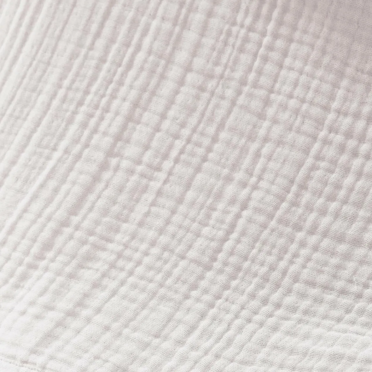 Taie D'Oreiller, Traversin|EMINZA Taie d'oreiller quadruple gaze de coton (60 x 60 cm) Victoria x Gaïa chantilly Blanc