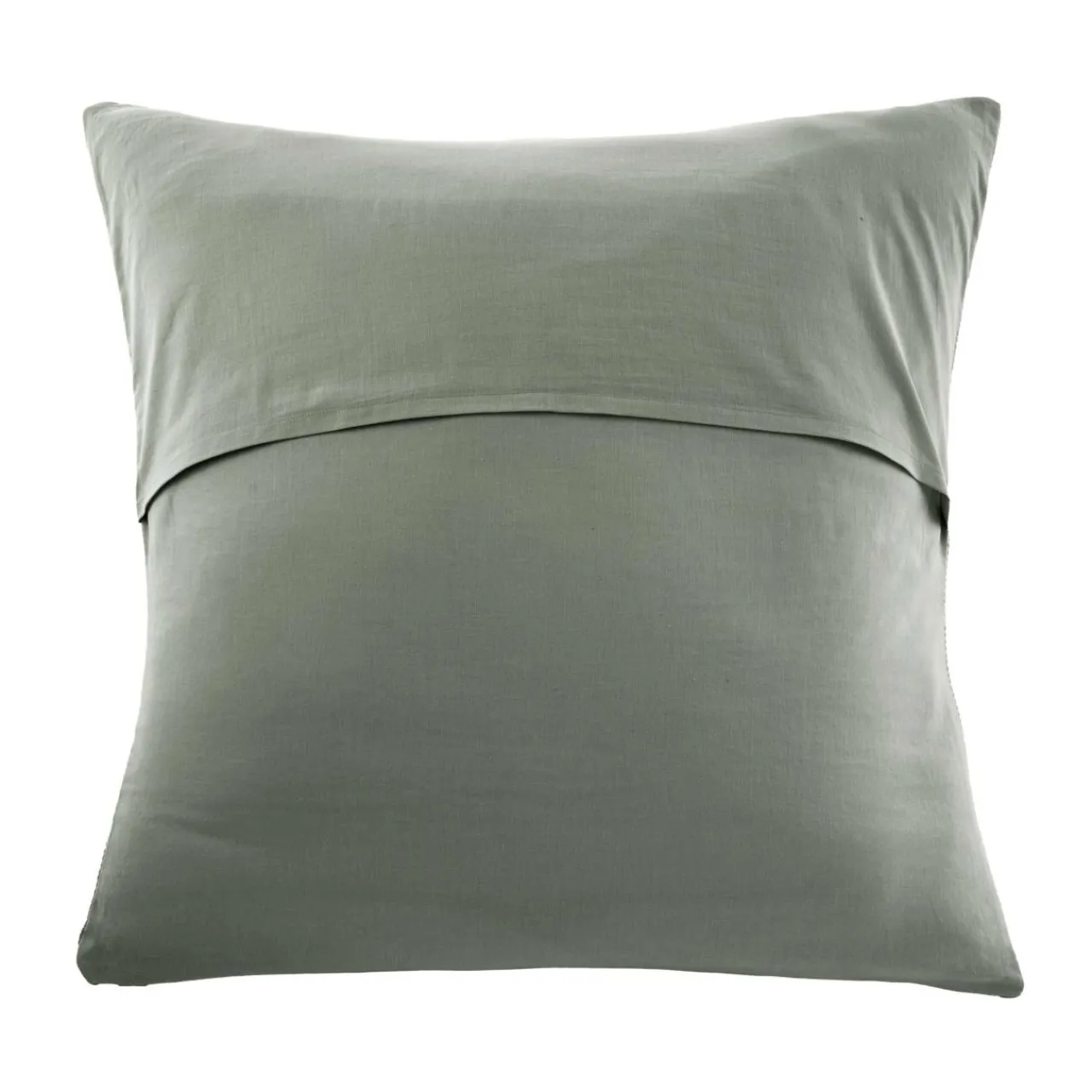 Taie D'Oreiller, Traversin|EMINZA Taie d'oreiller quadruple gaze de coton (80 x 80 cm) Victoria x Gaïa Vert romarin