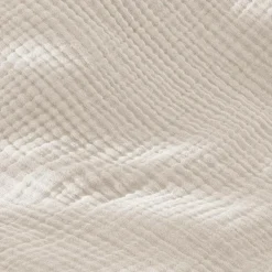 Taie D'Oreiller, Traversin|EMINZA Taie d'oreiller quadruple gaze de coton (50 x 70 cm) Victoria x Gaïa pampa Beige
