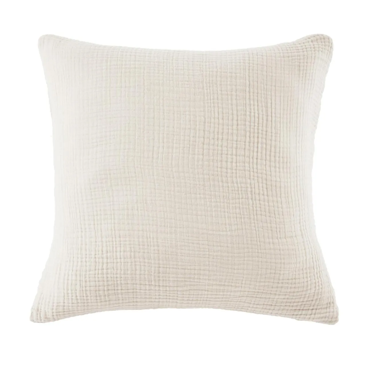 Taie D'Oreiller, Traversin|EMINZA Taie d'oreiller quadruple gaze de coton (60 x 60 cm) Victoria x Gaïa pampa Beige