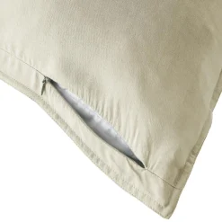 Taie D'Oreiller, Traversin|EMINZA Taie d'oreiller rectangulaire lyocell Tencel™ lavé (50 x 70 cm) Olivia pampa Beige