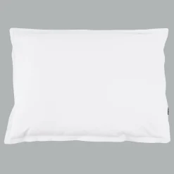Taie D'Oreiller, Traversin|EMINZA Taie d'oreiller rectangulaire percale de coton (50 x 80 cm) Cali Blanc