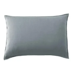 Taie D'Oreiller, Traversin|EMINZA Taie d'oreiller rectangulaire lyocell Tencel™ lavé (50 x 70 cm) Olivia stone Bleu