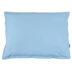 Taie D'Oreiller, Traversin|EMINZA Taie d'oreiller rectangulaire percale de coton (50 x 80 cm) Cali Bleu Ciel