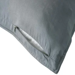 Taie D'Oreiller, Traversin|EMINZA Taie d'oreiller rectangulaire lyocell Tencel™ lavé (50 x 80 cm) Olivia stone Bleu