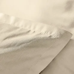 Taie D'Oreiller, Traversin|EMINZA Taie d'oreiller rectangulaire percale de coton (50 x 70 cm) Cali Beige