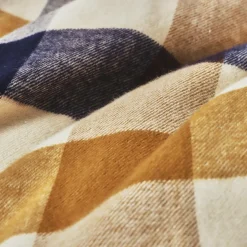 Taie D'Oreiller, Traversin|EMINZA Taie d'oreiller rectangulaire flanelle de coton (50 x 80 cm) Nina carreaux Multicolore Carreau Multicolore