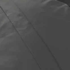 Taie D'Oreiller, Traversin|EMINZA Taie d'oreiller rectangulaire percale de coton (80 cm) Cali Gris Anthracite