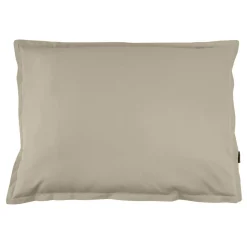 Taie D'Oreiller, Traversin|EMINZA Taie d'oreiller rectangulaire percale de coton (50 x 70 cm) Cali Taupe