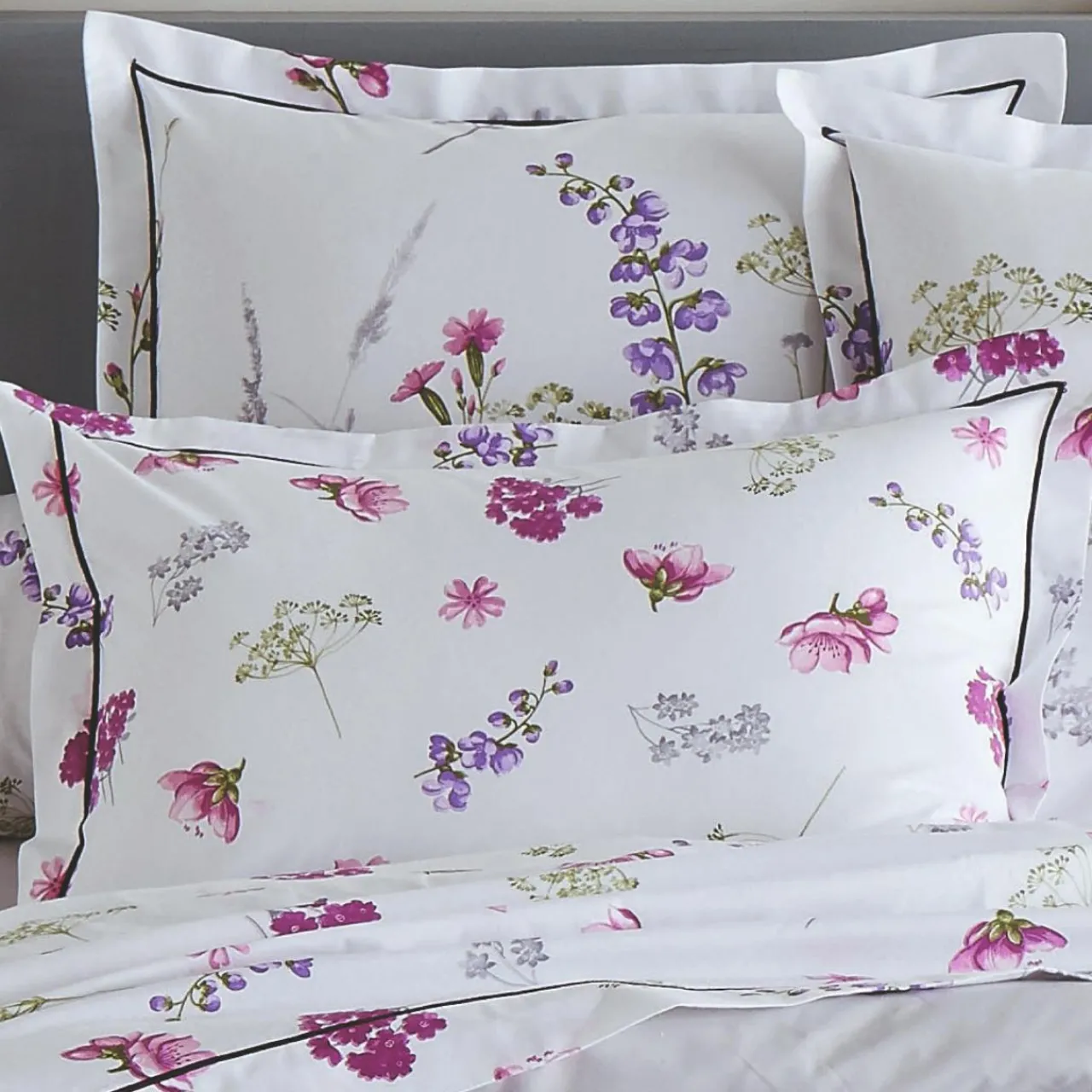 Taie D'Oreiller, Traversin|TRADI LINGE Taie d'oreiller rectangulaire coton (50 x 70 cm) Pretty he Blanc